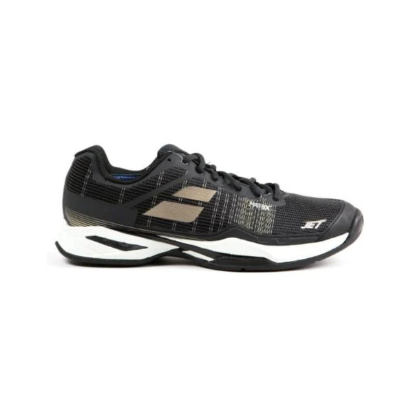 JET MACH I Clay Tennis Shoes : Black/ Champain