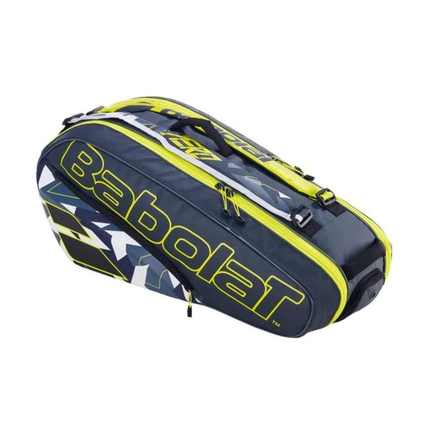 Babolat PURE AERO RH X 6 / gris jaune blanc