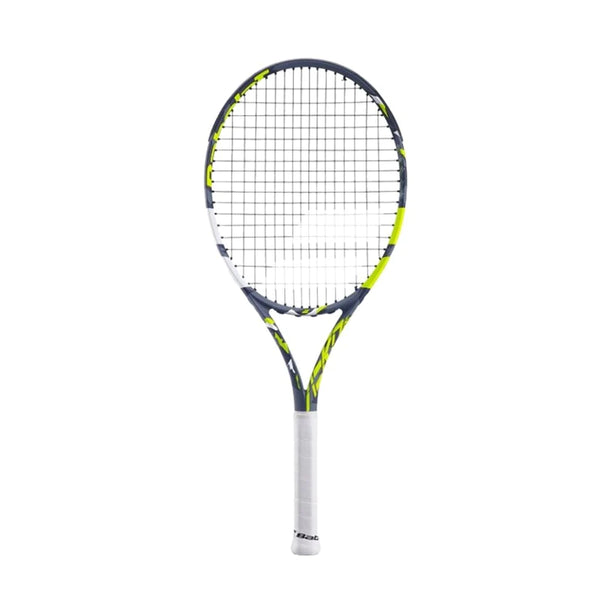 Aero Junior 26 Strung Tennis Racket / gris jaune blanc