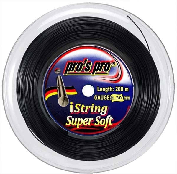 Pro's Pro iString Super Soft 200m black 1.30